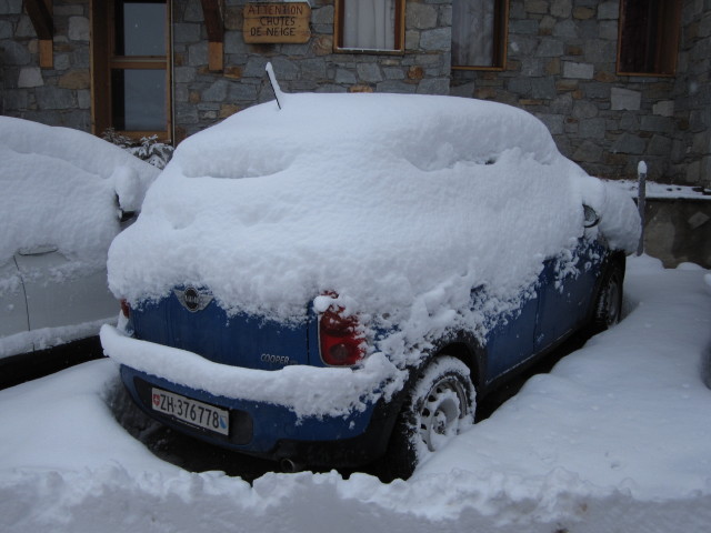 beim Hotel Bellecote (6. März)