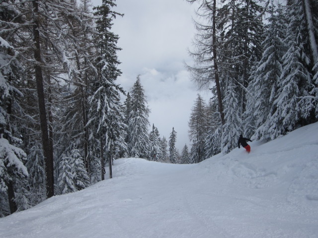 Markus auf der Piste Roclisse (6. März)