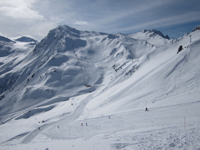 Markus auf der Piste Marmottes (9. März)