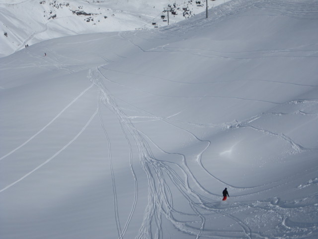 Markus neben der Piste Inversens (9. März)