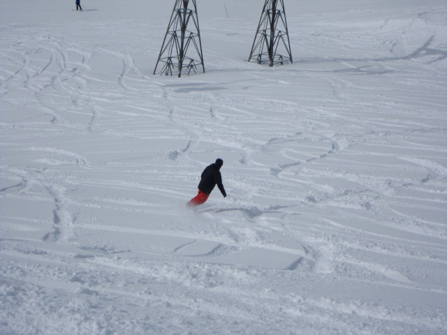 Markus neben der Piste Levasset (9. März)