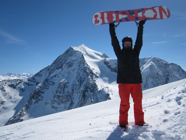 Markus auf der Aiguille Rouge, 3.227 m (10. März)