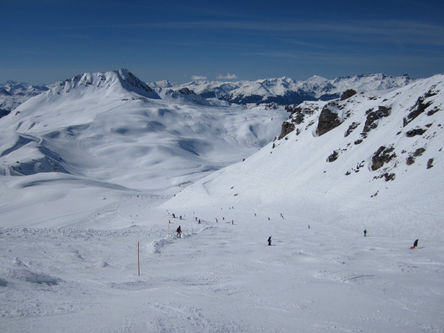 Markus auf der Piste Arandelières (10. März)