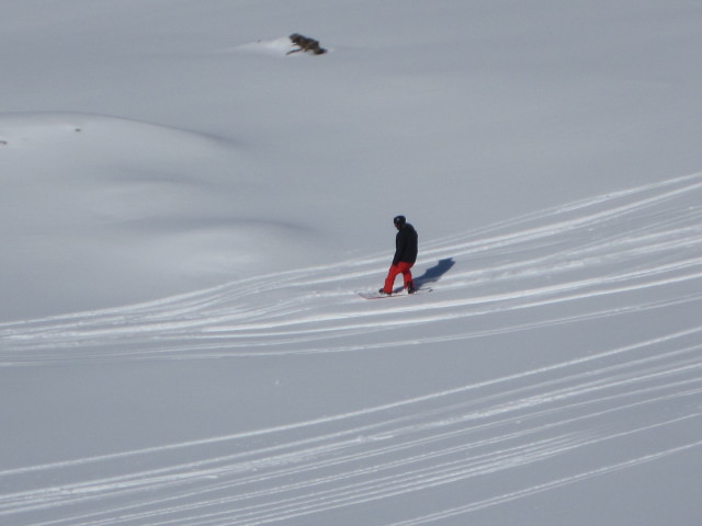 Markus neben der Piste Arandelières (10. März)