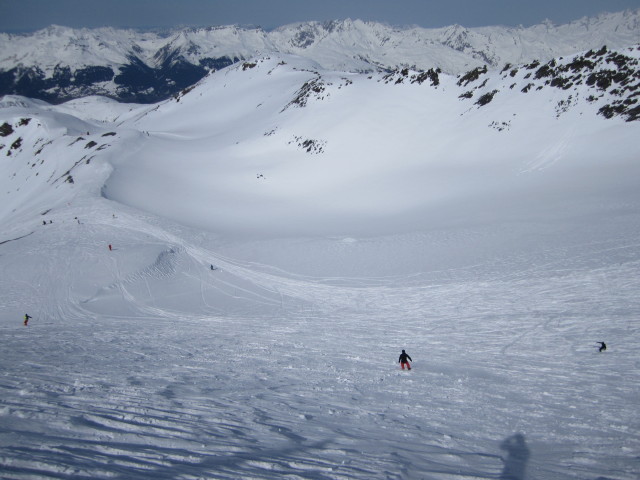 Markus auf der Piste Combe (11. März)