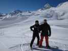 Ich und Markus auf der Piste Carroley (5. März)