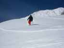 Markus neben der Piste Bozelet (5. März)