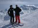 Ich und Markus auf der Piste Inversens (9. März)