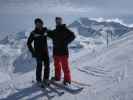 Ich und Markus auf der Piste Inversens (9. März)