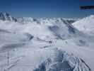 Piste Grand Col vom Télésiège Grand Col aus (10. März)