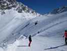 Markus auf der Piste Grand Col (10. März)