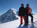 Markus und ich auf der Aiguille Rouge, 3.227 m (10. März)