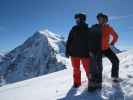 Markus und ich auf der Aiguille Rouge, 3.227 m (10. März)