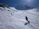 Markus auf der Piste Aiguille Rouge (10. März)