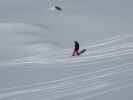 Markus neben der Piste Arandelières (10. März)