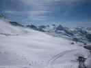 Glacier de la Chiaupe vom Télésiège Traversée aus (11. März)