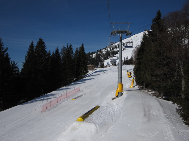 Snowpark vom Bodenbauerexpress aus