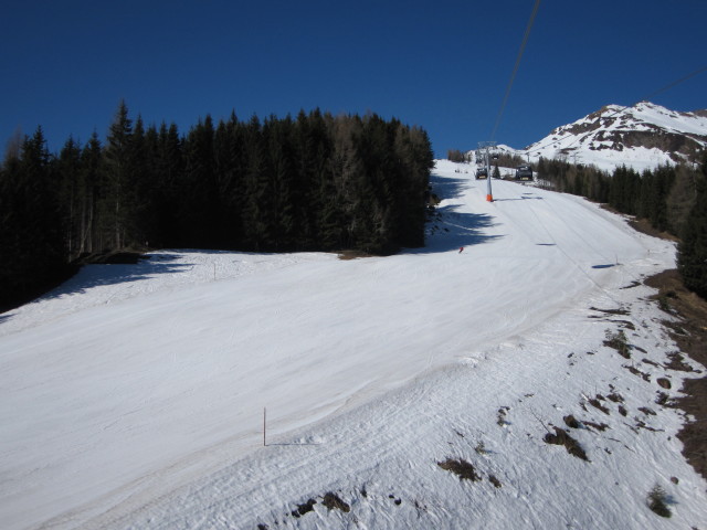 Piste Waldalm - Kreuzboden von der Waldalmbahn aus