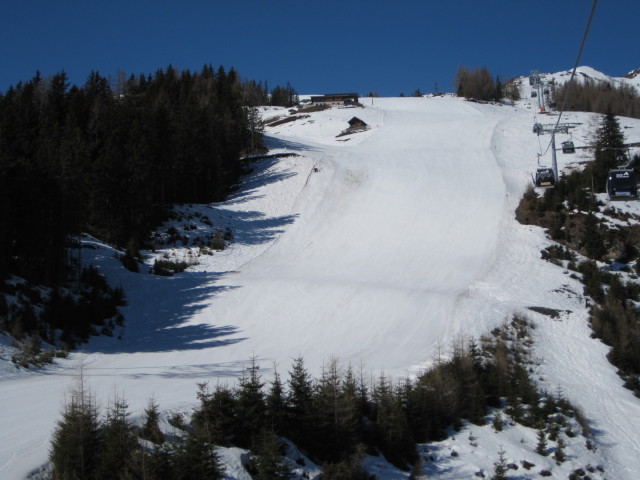 Piste Waldalm - Kreuzboden von der Waldalmbahn aus