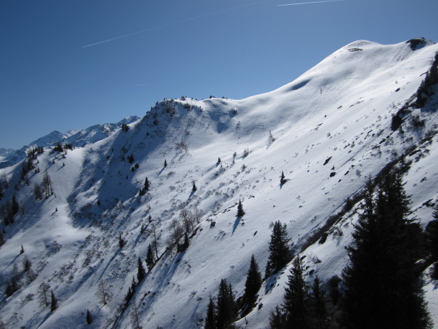 von der Gipfelbahn Richtung Süden