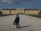 Sabine beim Schloss Schönbrunn