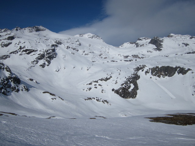 von der Medelzpiste Richtung Nordwesten