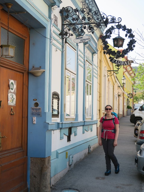 Sabine in der Wiener Stra&szlig;e