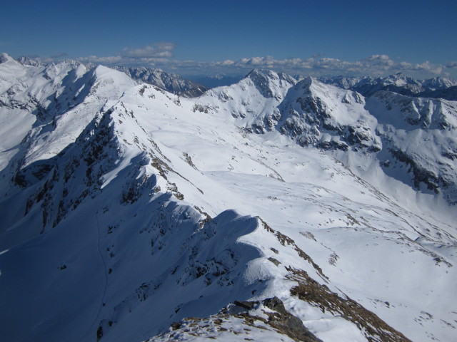 vom Kreuzkogel Richtung Südosten