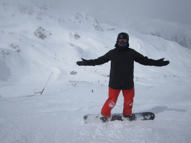 Markus auf der Piste 14b (18. Apr.)