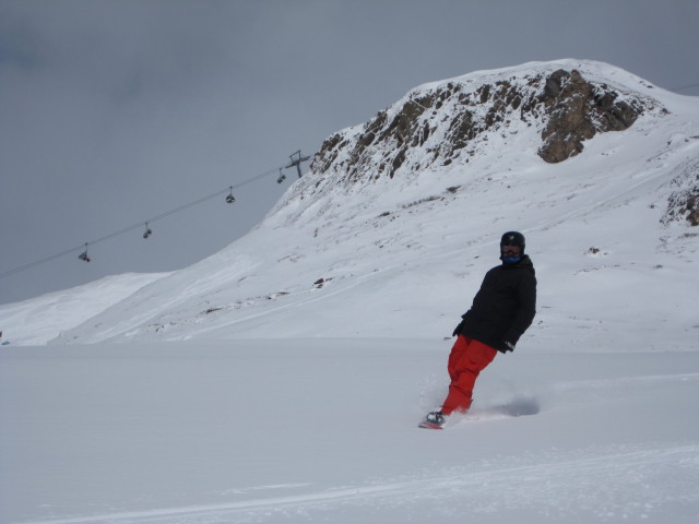 Markus auf der Piste 40c (19. Apr.)