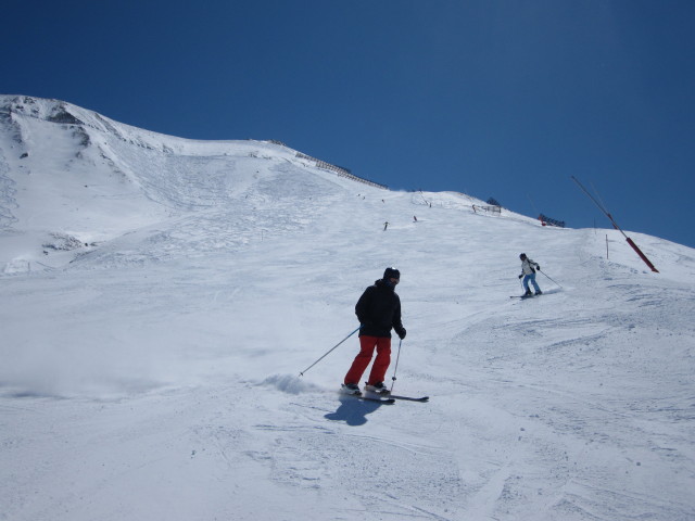 Markus und Mama auf der Piste 14b (20. Apr.)