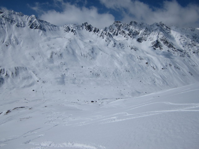 zwischen Piz Val Gronda und Fimbatal (20. Apr.)
