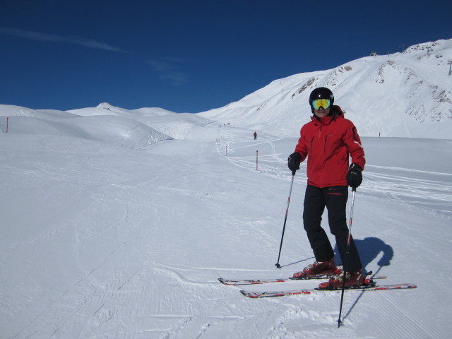 Stefan auf der Piste 70a (21. Apr.)