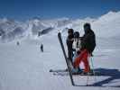 Ich, Mama und Markus auf der Piste 76 (20. Apr.)