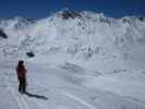 Stefan zwischen Piz Val Gronda und Fimbatal (21. Apr.)