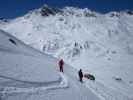 Stefan und Markus zwischen Piz Val Gronda und Fimbatal (21. Apr.)