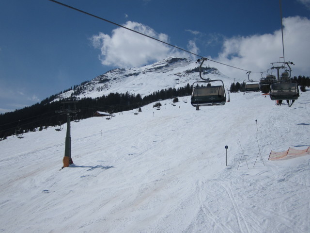 Schlegelkopf-Rudalpe-Lech-Abfahrt von der Schlegelkopfbahn aus