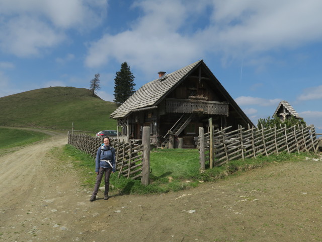 Sabine bei der Hofbauerhütte