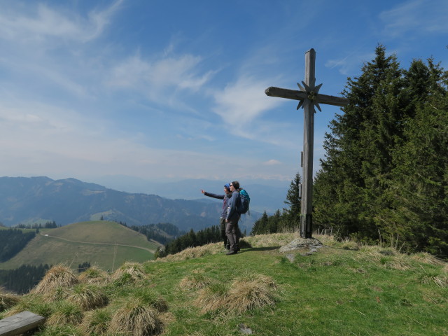 Hannelore und Sabine am Vorgipfel des Ebenschlags