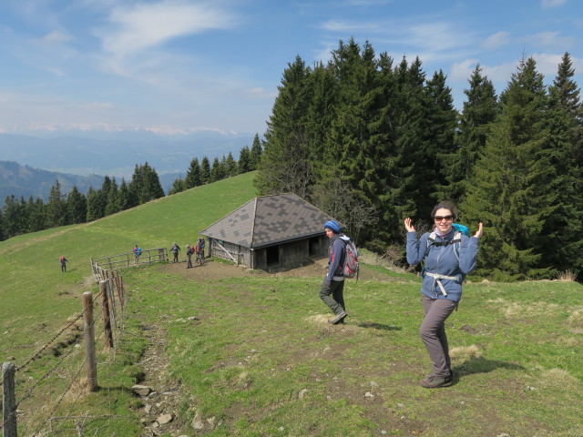 Hannelore und Sabine am Weg 740 zwischen Ebenschlag und Hofbauerhütte