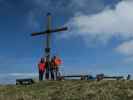 Hannelore, Sabine und ich am Hochschlag, 1.580 m