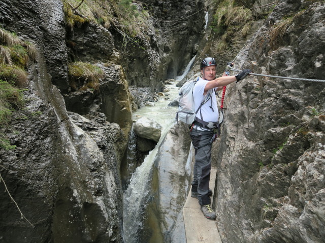 Kesselfall-Klettersteig: Erich