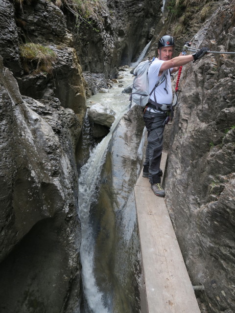 Kesselfall-Klettersteig: Erich