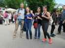 Ich, Sabine, Belinda und Daniela im Stadtpark