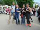 Ich, Sabine, Belinda und Daniela im Stadtpark