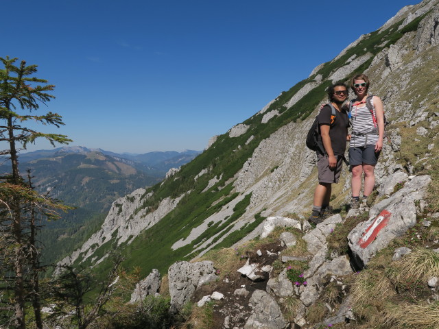 Martin und Hannelore am Weg 465 in der Rodel