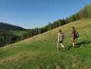 Hannelore und Martin am Weg 405 zwischen Ginatzwiese und Sohlenalm