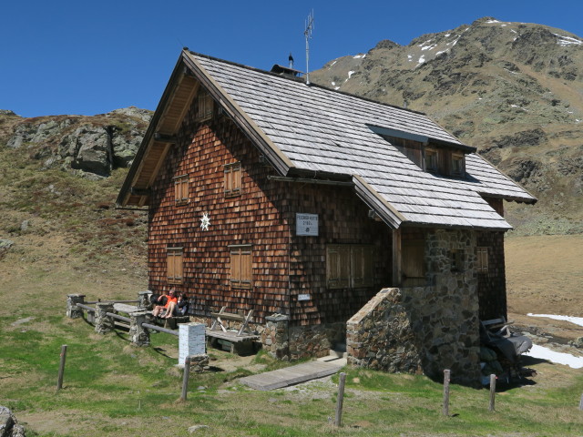 Feldnerhütte, 2.186 m (26. Mai)