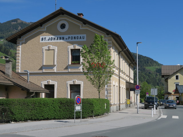 Bahnhof St. Johann im Pongau, 565 m (6. Mai)