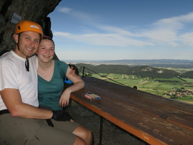 Hanselsteig: Ich und Sabine im Karnitsch-St&uuml;berl